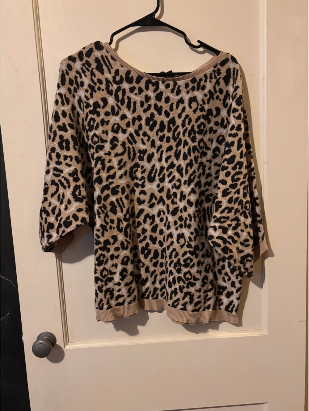 NY&C XXL Leopard Print Sweater